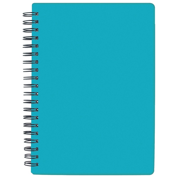 aerial view a teal pocket buddy notebook, image 2 of 4