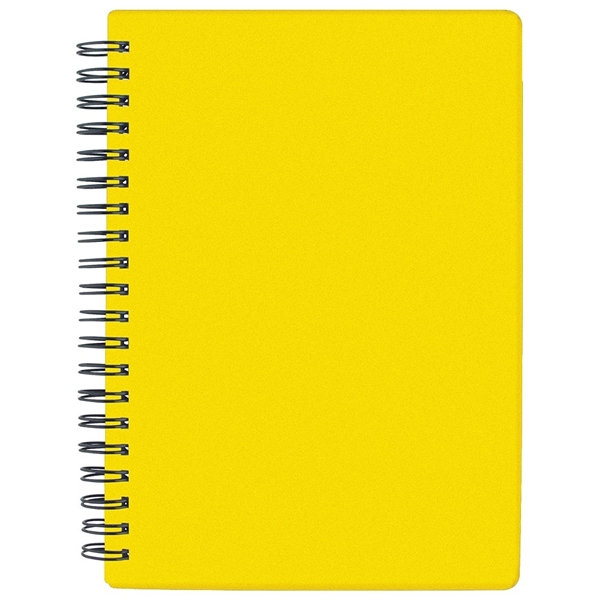 aerial view a yellow pocket buddy notebook, image 2 of 3