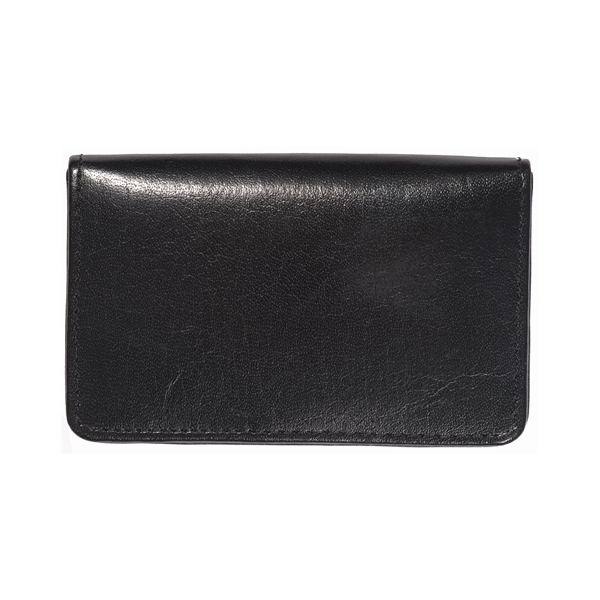 aerial view a black soho(tm) magnetic business card case holder, image 3 of 4
