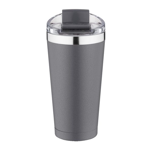 aerial view a graphite 20 oz basecamp mckinley tumbler, image 6 of 7