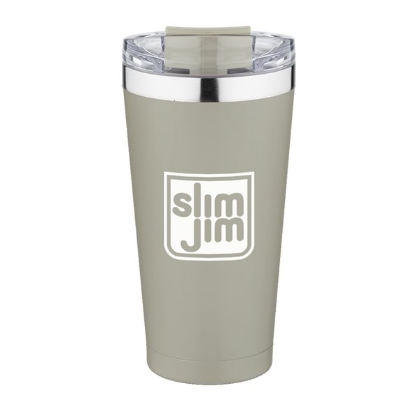 aerial view a sand 20 oz basecamp mckinley tumbler, image 2 of 7