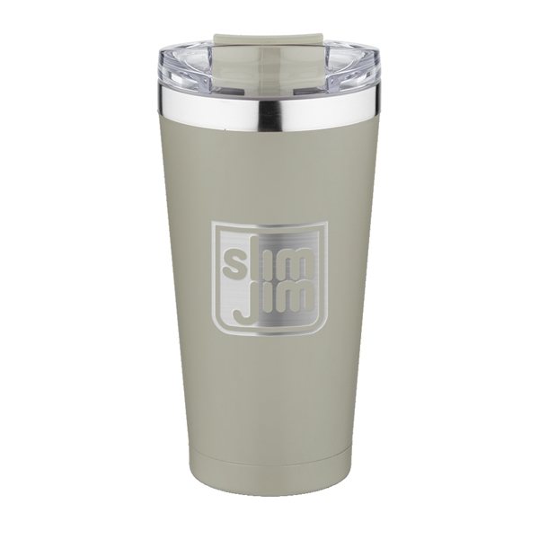 aerial view a sand 20 oz basecamp mckinley tumbler, image 3 of 7