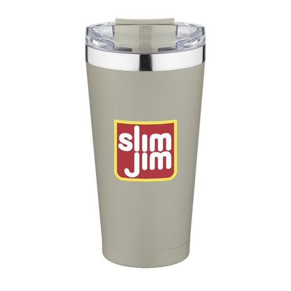 aerial view a sand 20 oz basecamp mckinley tumbler, image 4 of 7
