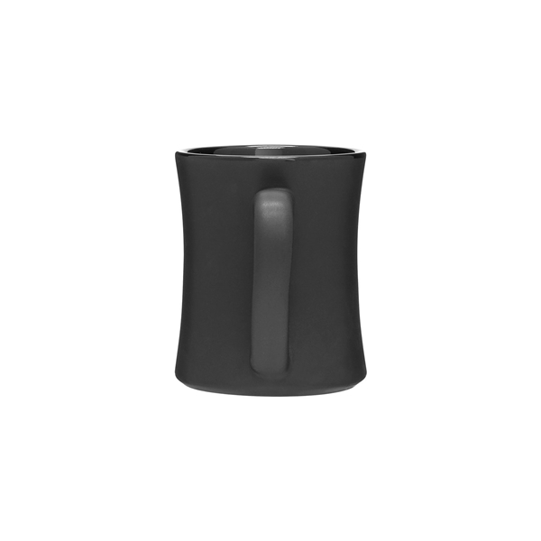aerial view a black 15 oz bedford mug - black, image 4 of 5