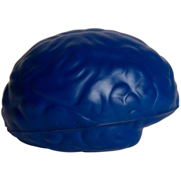 aerial view a blue brain squeezies - stress reliever, image 2 of 5