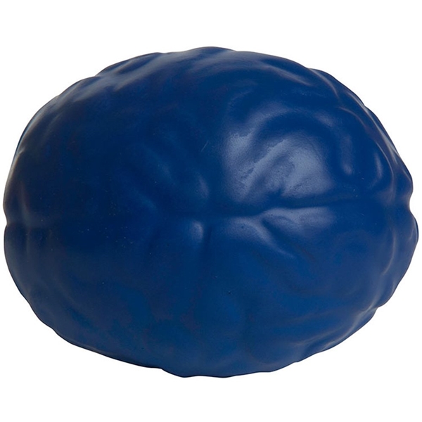 aerial view a blue brain squeezies - stress reliever, image 3 of 5