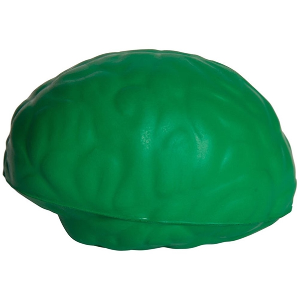 aerial view a green brain squeezies - stress reliever, image 3 of 10