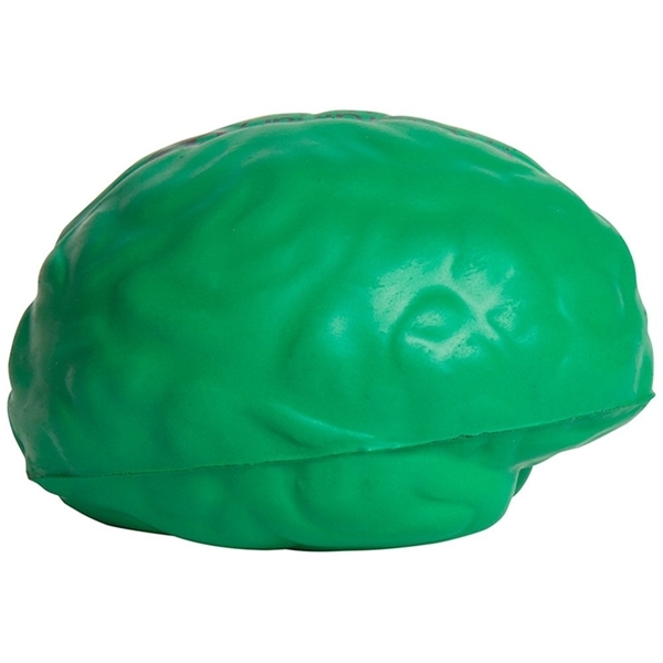 aerial view a green brain squeezies - stress reliever, image 4 of 10