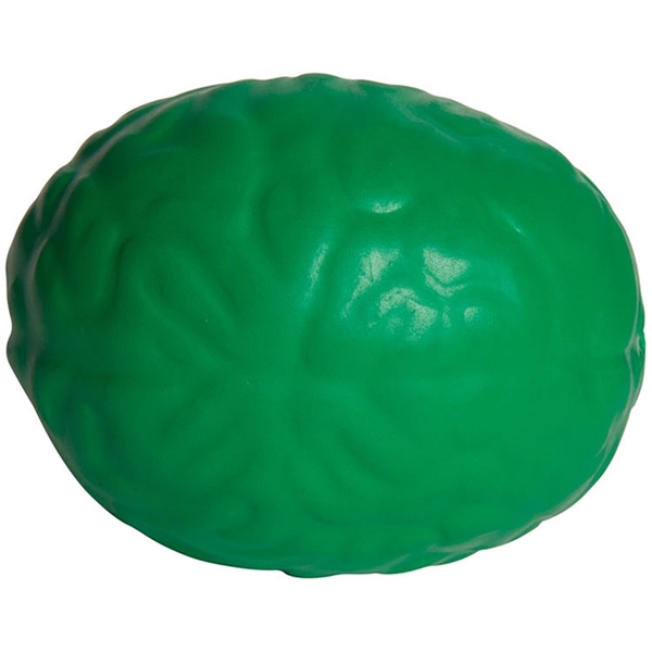 aerial view a green brain squeezies - stress reliever, image 7 of 10