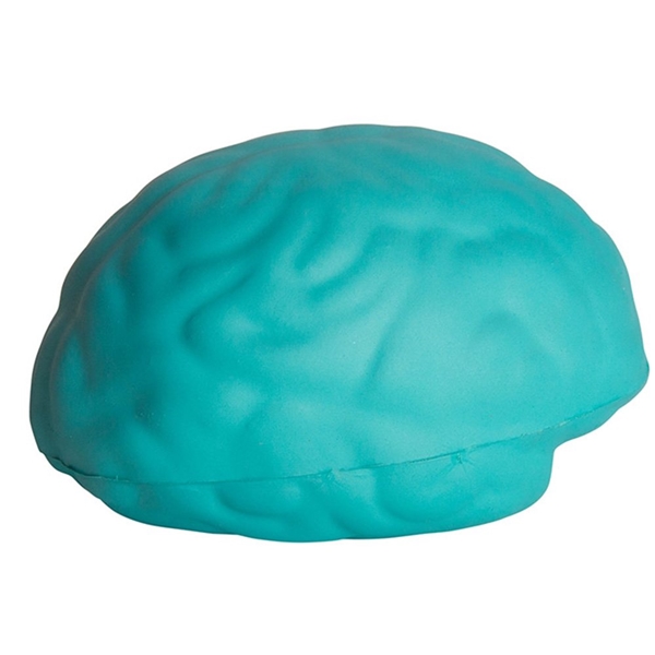 aerial view a teal brain squeezies - stress reliever, image 2 of 5