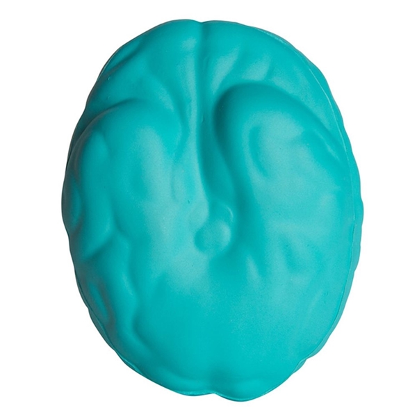 aerial view a teal brain squeezies - stress reliever, image 5 of 5