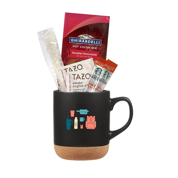 Promotional 14 oz Corky Mug - Coffee Gift Set A