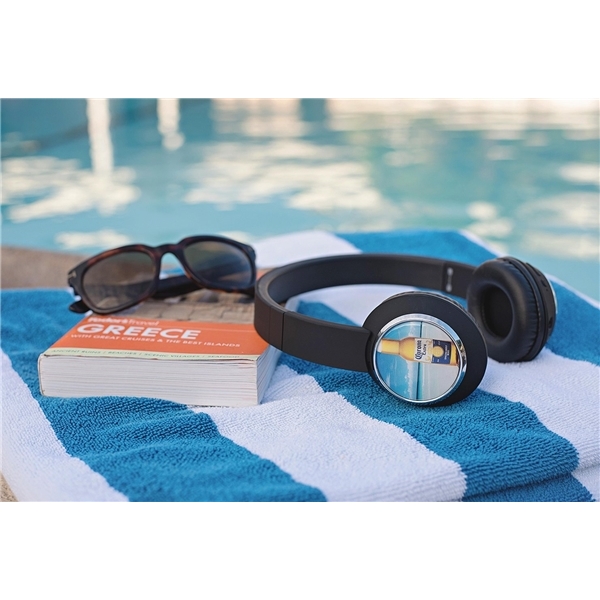 aerial view a black beebop(tm) wireless headphones, image 7 of 7