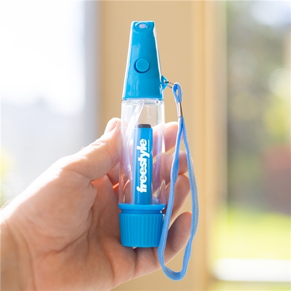 aerial view a blue mini personal misters, image 5 of 5