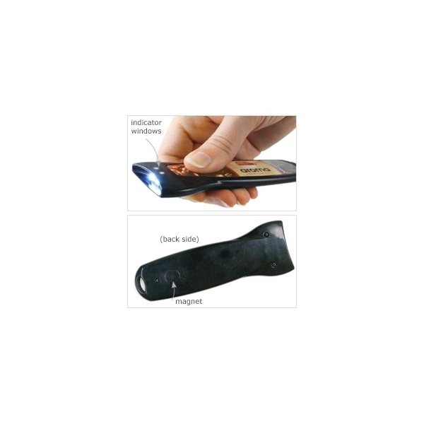 aerial view a black smashlight thomas led flashlight, image 2 of 2