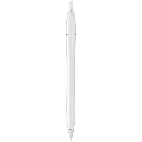 aerial view a silver cougar multi color click ballpoint pen, custom pens, image 4 of 4