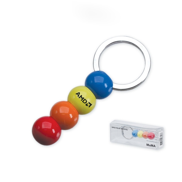 MoMA Spectrum Multicolored Pull - Top Keychain
