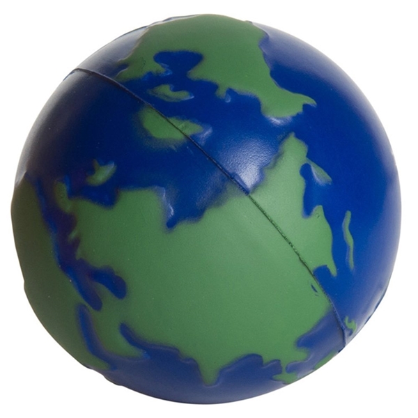 Custom Earth Ball Squeezies Stress Ball - Promotional Stress Custom Earth Ball Squeezies Stress Ball - Promotional Stress