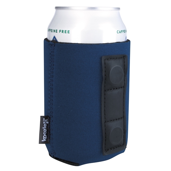 aerial view a navy koozie(r) magnetic can cooler, image 7 of 7