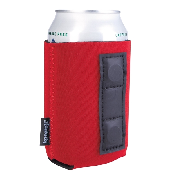 aerial view a red koozie(r) magnetic can cooler, image 10 of 11