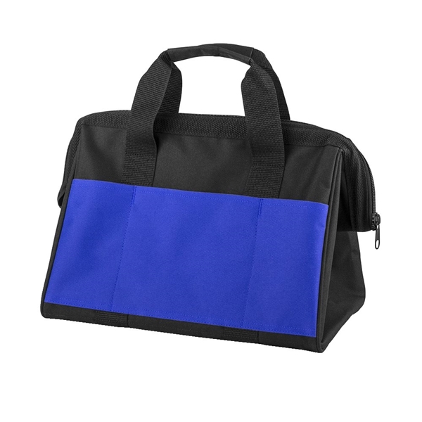 aerial view a blue durable fix - it tool storage bag, image 5 of 9