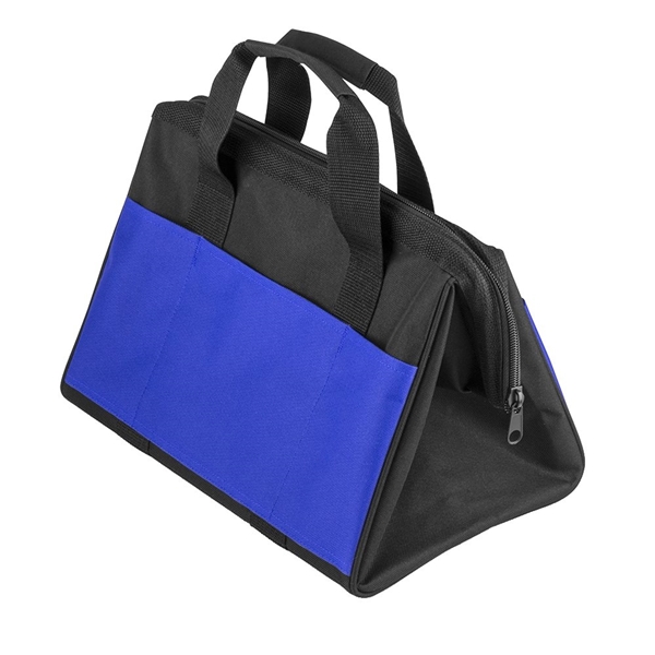 aerial view a blue durable fix - it tool storage bag, image 6 of 9