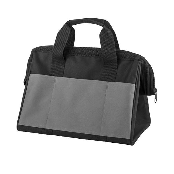 aerial view a gray durable fix - it tool storage bag, image 5 of 9