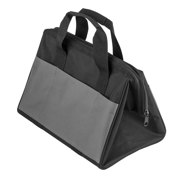 aerial view a gray durable fix - it tool storage bag, image 6 of 9