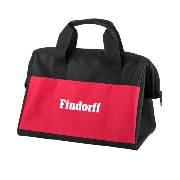 aerial view a red durable fix - it tool storage bag, image 3 of 11