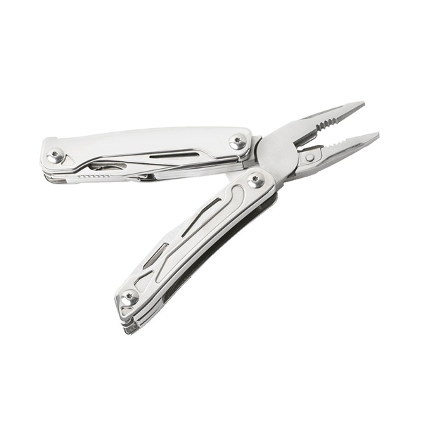 aerial view a stainless steel basecamp(r) wolverine multi tool, image 5 of 6