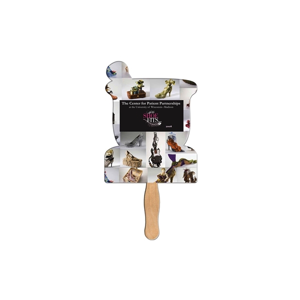 Mortar Pestle Hand Fan Full Color (2 Sides) - Paper Products