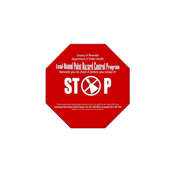 Stop Sign / Octagon Hand Fan Without Stick - Paper Products