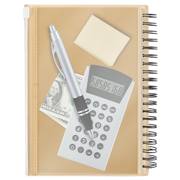 aerial view a orange pocket buddy notebook, image 4 of 4