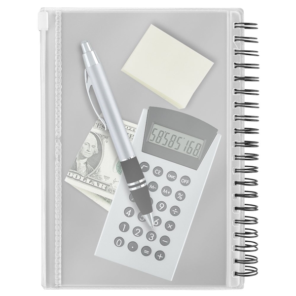 aerial view a silver pocket buddy notebook, image 4 of 4