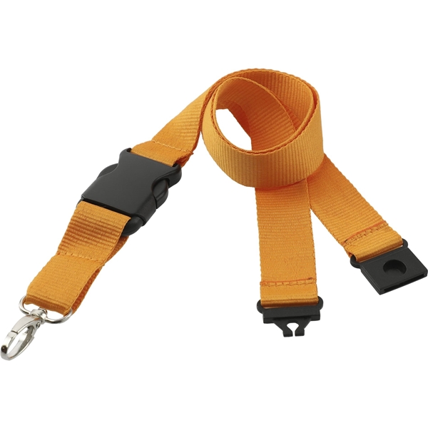 aerial view a orange hang in there lanyard, image 3 of 3