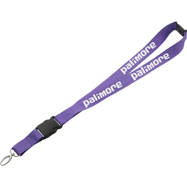 aerial view a purple hang in there lanyard, image 2 of 3