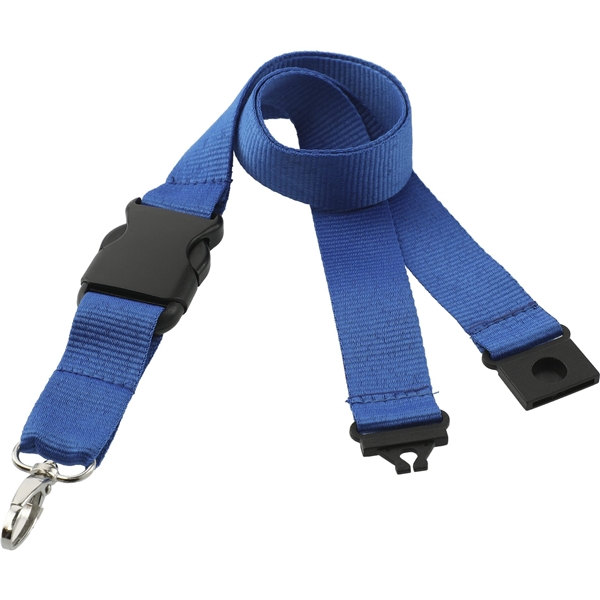 aerial view a royal blue hang in there lanyard, image 3 of 3