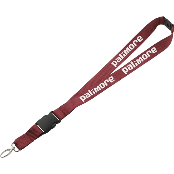 aerial view a burgundy hang in there lanyard, image 2 of 3