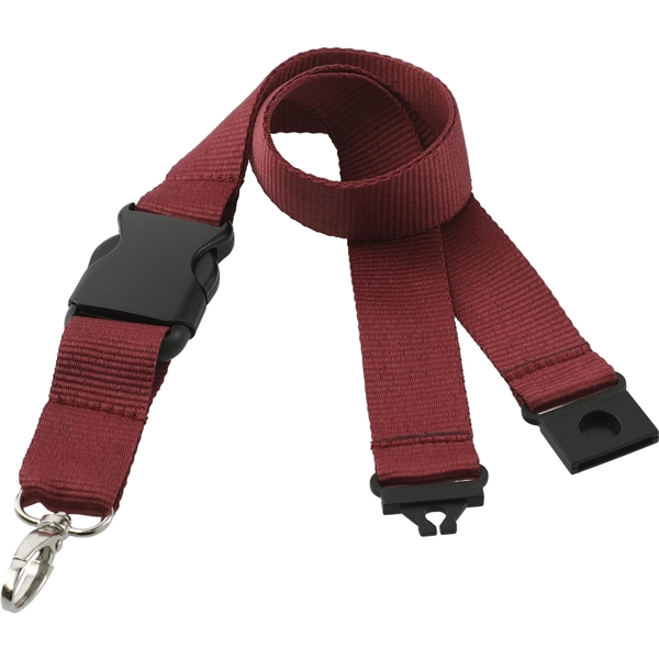 aerial view a burgundy hang in there lanyard, image 3 of 3