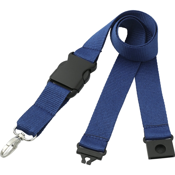 aerial view a dark blue hang in there lanyard, image 3 of 3