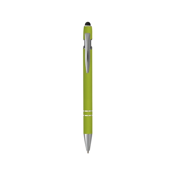 aerial view a lime green pen with stylus, image 2 of 5