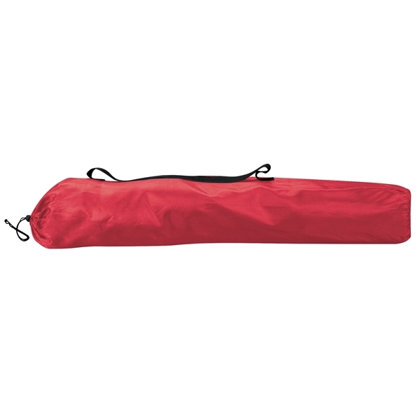 aerial view a red captains camping folding chair, image 3 of 3