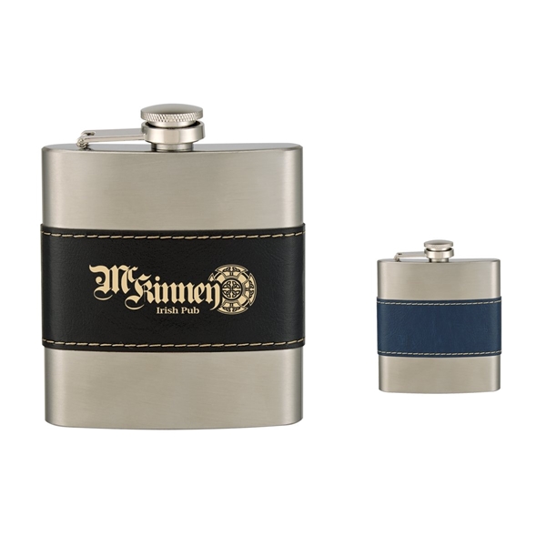 6 oz McCarty Stainless Steel Flask