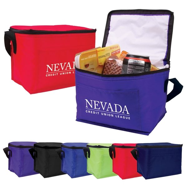 6-Pack Insulated Bag  Promotional Insulated 6 Pack Cooler Bags
