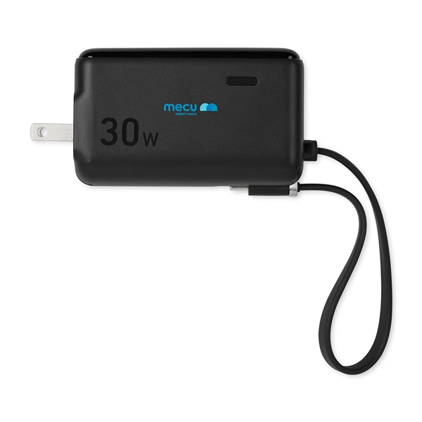 Anker 3-in-1 Power Bank (30W, Fusion, Built-In USB-C Cable) $56.59
