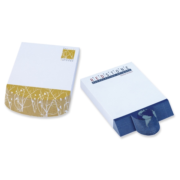 Promotional Souvenir(R) 4 X 6 Adhesive Beveled Notepad