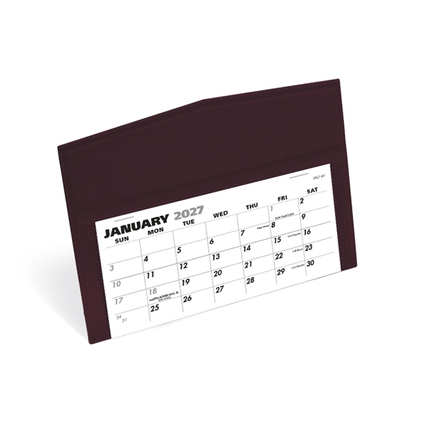 aerial view a maroon legacy desk calendars by triumph(r), image 4 of 4