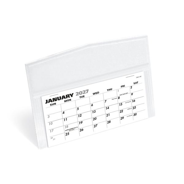 aerial view a white legacy desk calendars by triumph(r), image 4 of 4