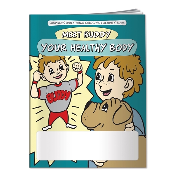 Promotional Coloring Book Meet Buddy Your Healthy Body