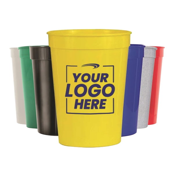 Promotional Smooth Stadium Cup - 12 oz